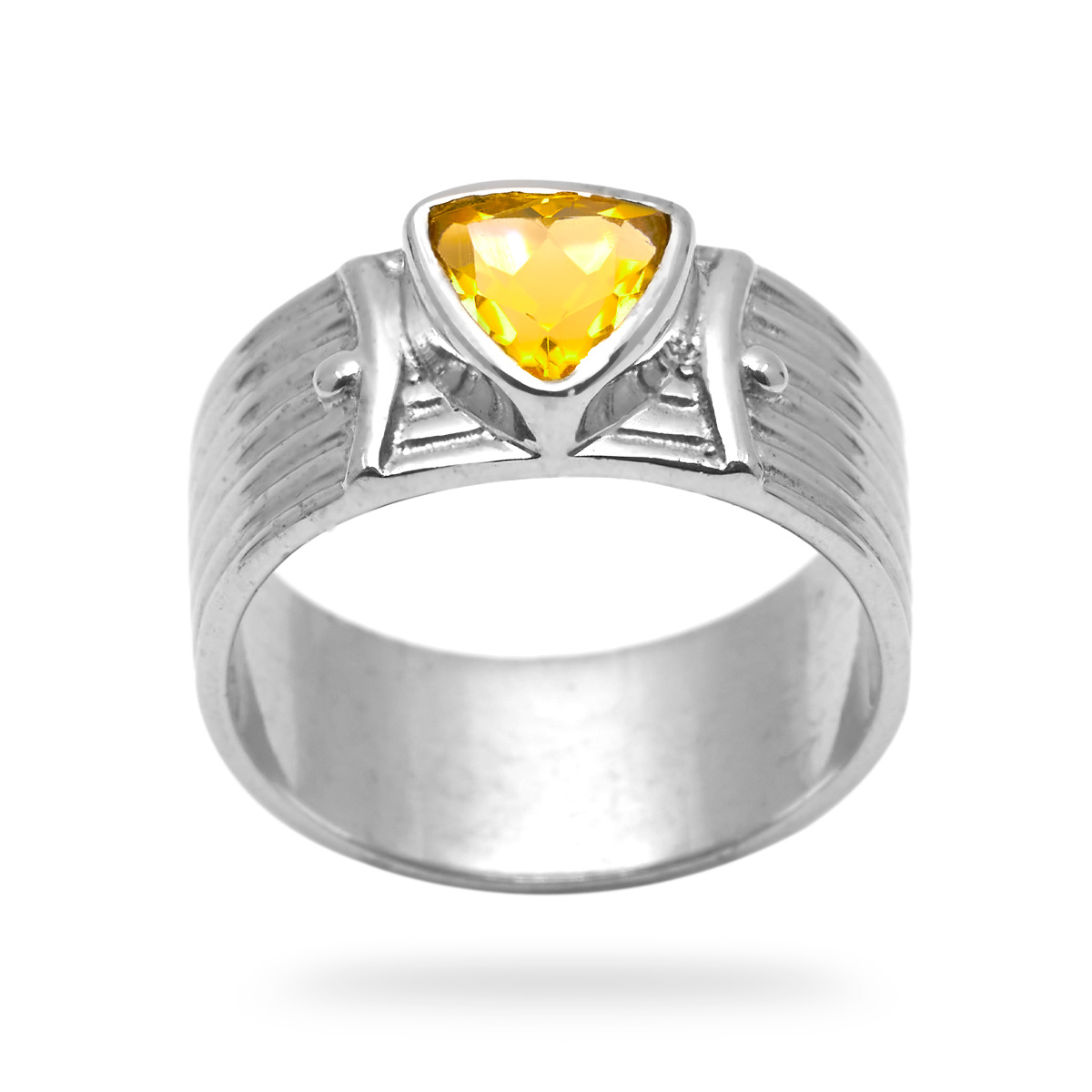 Bague citrine argent Vina